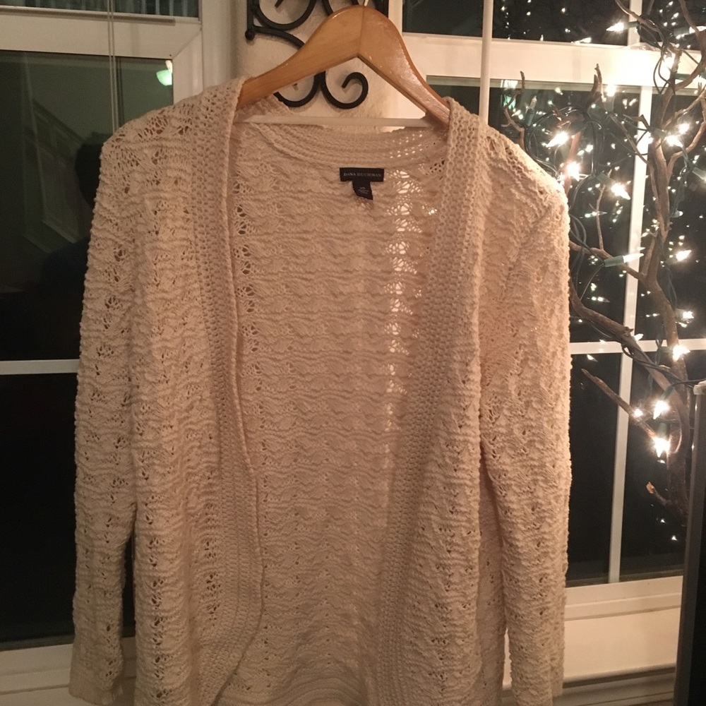 Dana Buchman cream sweater